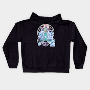 Alien queen praying mantis Kids Hoodie